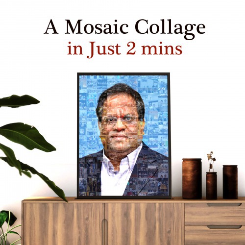 Create a photo mosaic collage faster than you cook noodles